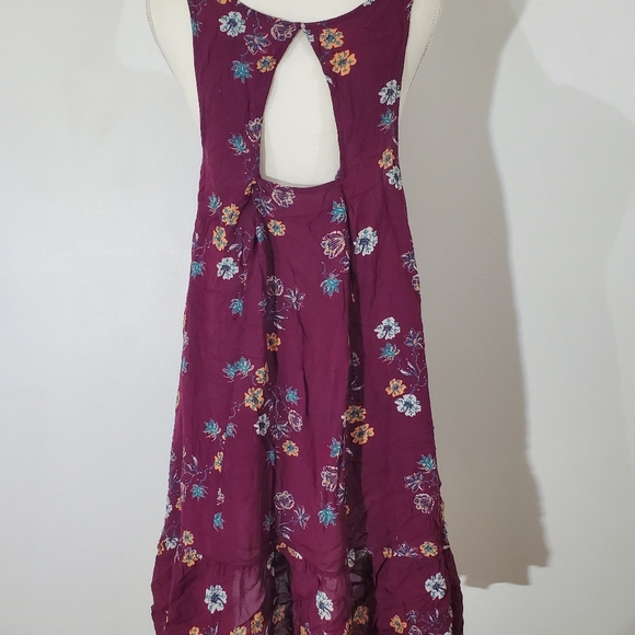 Free People Annka Boarder Slip Dress Black Multi Boho Size Med - Picture 11 of 12